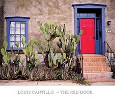 Red Door Blue Trim