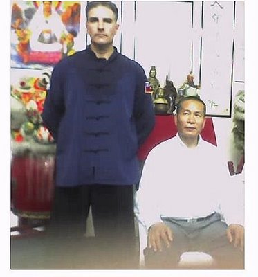 Gran Maestro Lin Chin Sung 9° Tuan y el Shifu Marcelo Irazu 5° Tuan