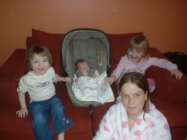 Ellie, Abbie, Skye and Mum