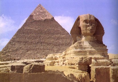 pyramid and sphinx