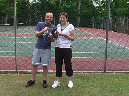 Spring mixed handicapped doubles winners
