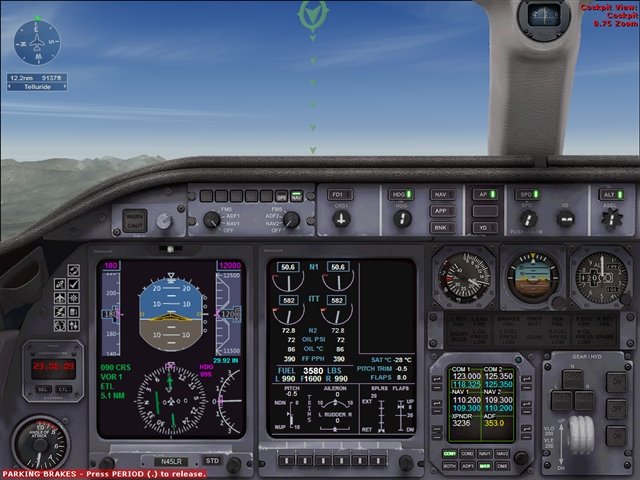 Learjet 45 Cockpit