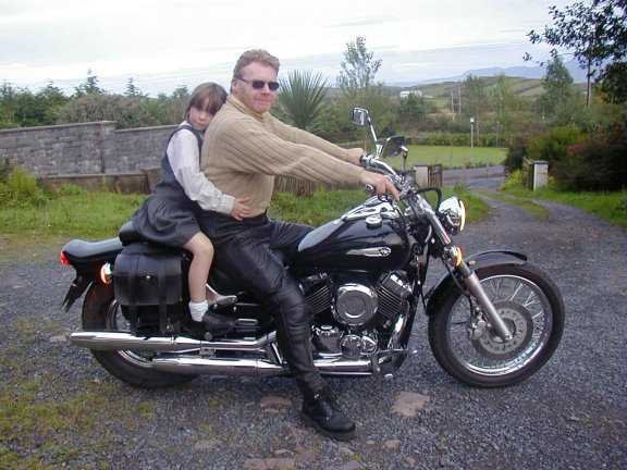 Aoife and Dad. Mum's 1st Oman trip
