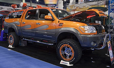 Cars And Automobile Double Boosted 2005 Toyota Tundra Built