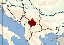 Kosovo in Balkans