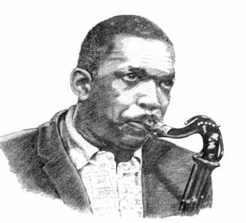 John Coltrane (pencil drawing)