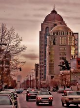 Tehran at dusk