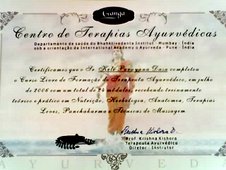 Certificado Ayur Veda