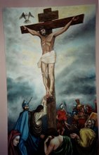 Jesus on the Cross  3'x5'