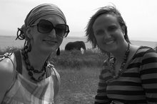Amanda, my friend from college, also in Rwanda