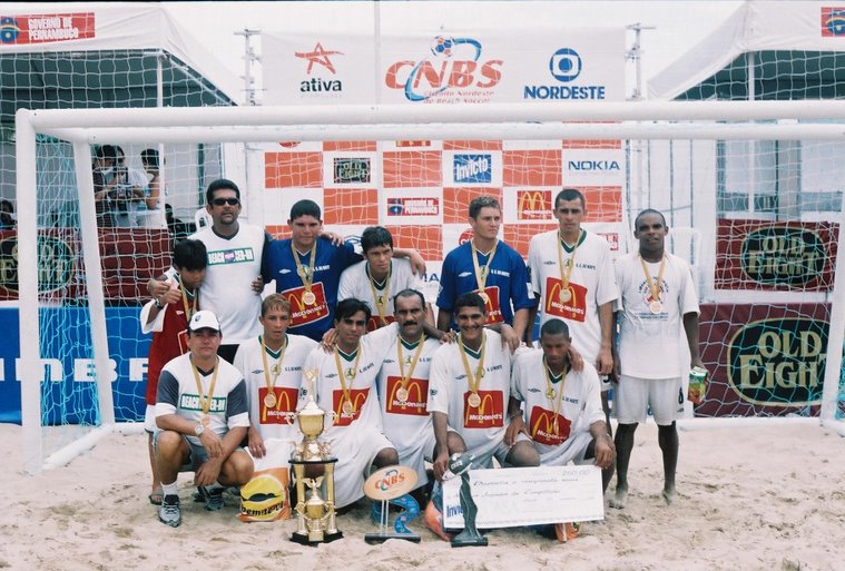 Seleção do Rio Grande do Norte - bi campeã do nordeste de beach soccer 2001/2003