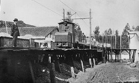 Traiguén, primera locomotora eléctrica de Sudamérica (1902)