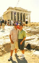 Thom and I In Greece 2005