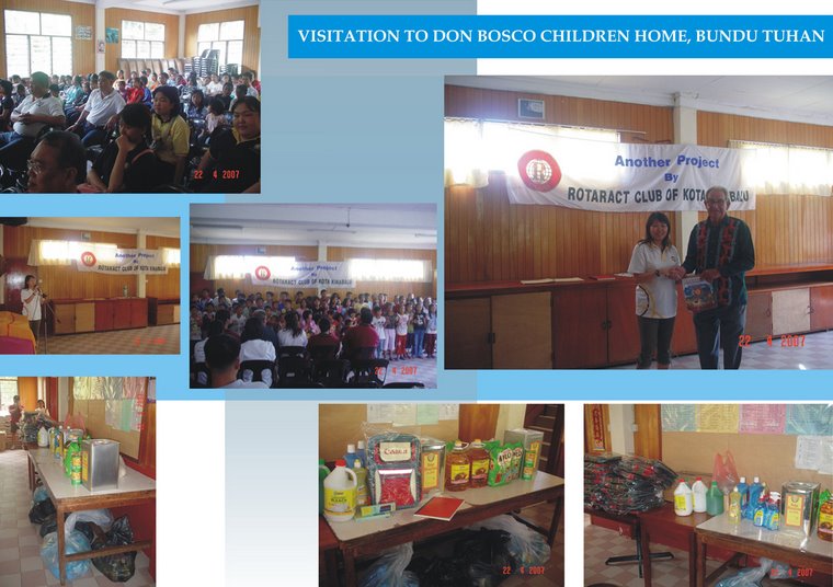 Visitation to Don Bosco Children Home, Bundu Tuhan (22nd April 2007)