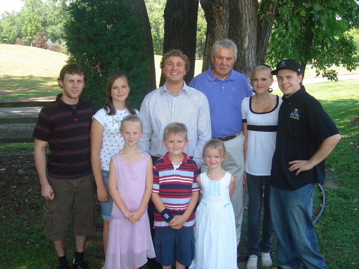 Ed and the grandkids