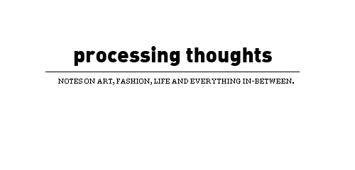 processing thoughts