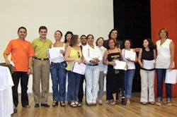 SOLENIDADE DA ENTREGA DO DIPLOMA PROFESSORA CEM POR CENTO ALFABETIZADORA 2007