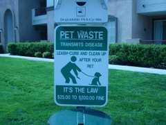 PICK UP YOUR DOG'S SHIT!!