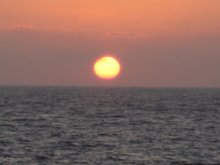 Sunset on the High Seas