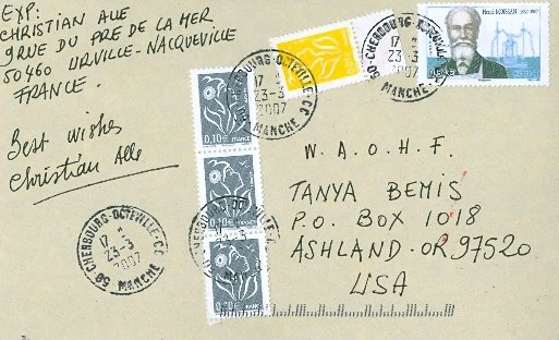 Christian Alle--France--stamps