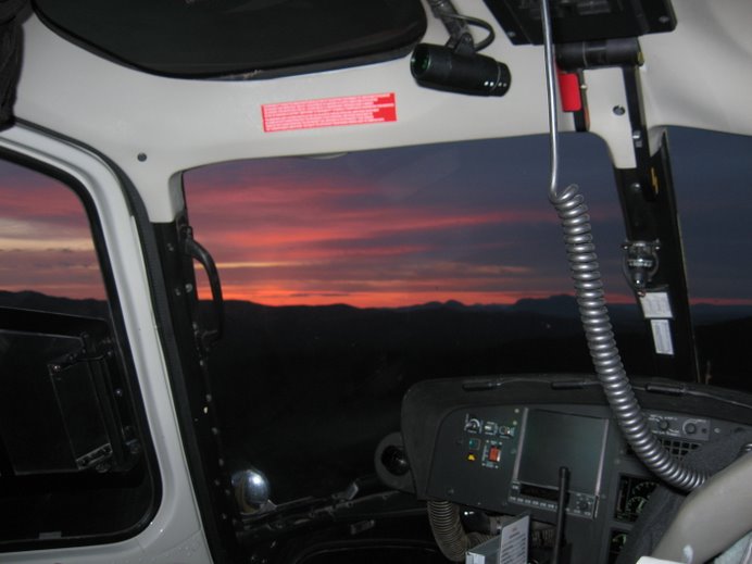 Arizona Sunset by Air