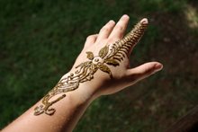 Henna on my Hand