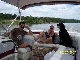 My little family on the boat