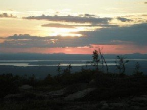 Sunset in Acadia