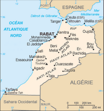 Carte du Maroc