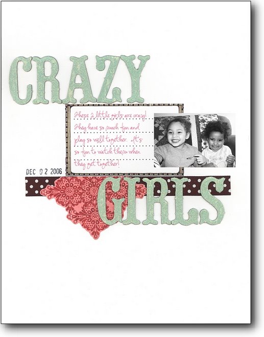 CRAZY GIRLS - Scrapologie January Kit