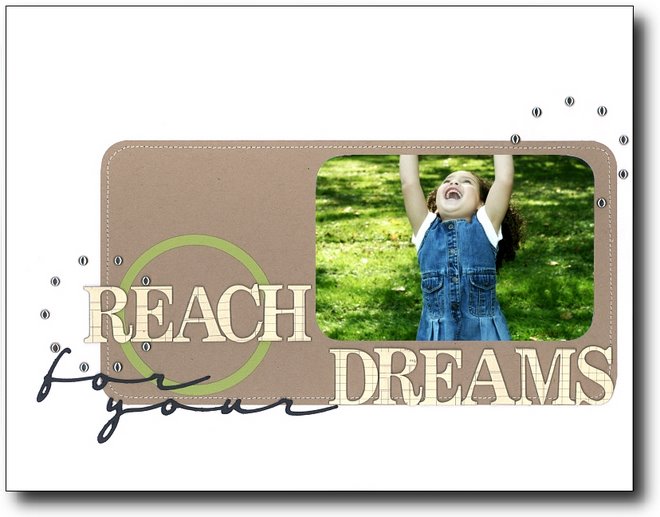 REACH FOR YOUR DREAMS - SIMPLE SCRAPBOOKS - May/June