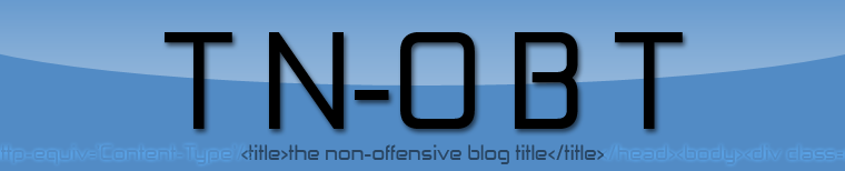 The Non-Offensive Blog Title