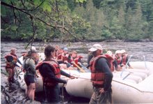 Rafting the mighty Kennebec