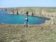 Baía em Cornwall