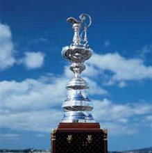 The America"s Cup trophy