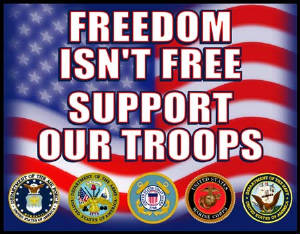 <a href="http://www.americasupportsyou.mil/americasupportsyou/index.aspx">Support our Troops!</a>