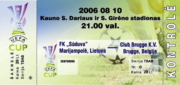 Süduva - Club Brugge (10/08/2006)