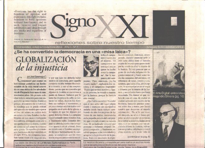 Signo XXI, No. 1