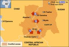 Map of Darfur Region