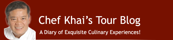 Chef Khai's Tour Blog