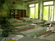 Abandoned classroom in Priyapat