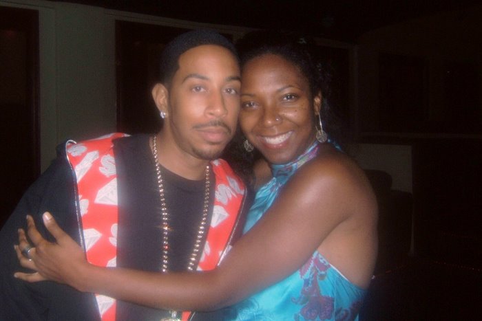 Ludacris and I at The Ave magazine photo shoot, July '06, Club eleven50