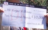 A very big cheque...