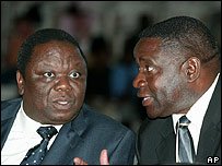 THE MDC PRESIDENT WITH THE LATE NATIONAL CHAIRMAN MATONGO!