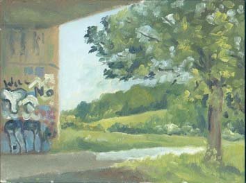 GREEN PEACE UNDER ATTACK (Plein air painting)