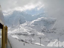On way to Jungfraubahn, Top of Europe