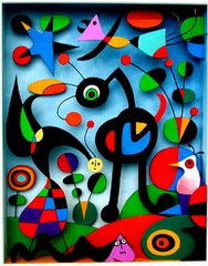 Expresiónes Suprematistas de Miró