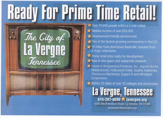 La Vergne Advertises for Retail!