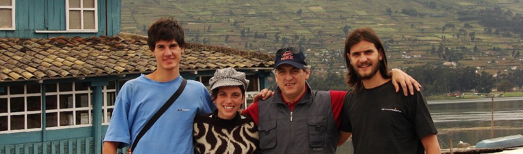 foto con el papá del Pana
