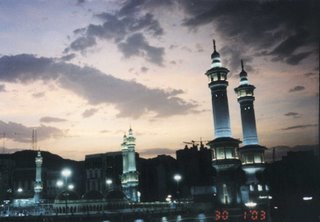 Masjidil Haram at Night